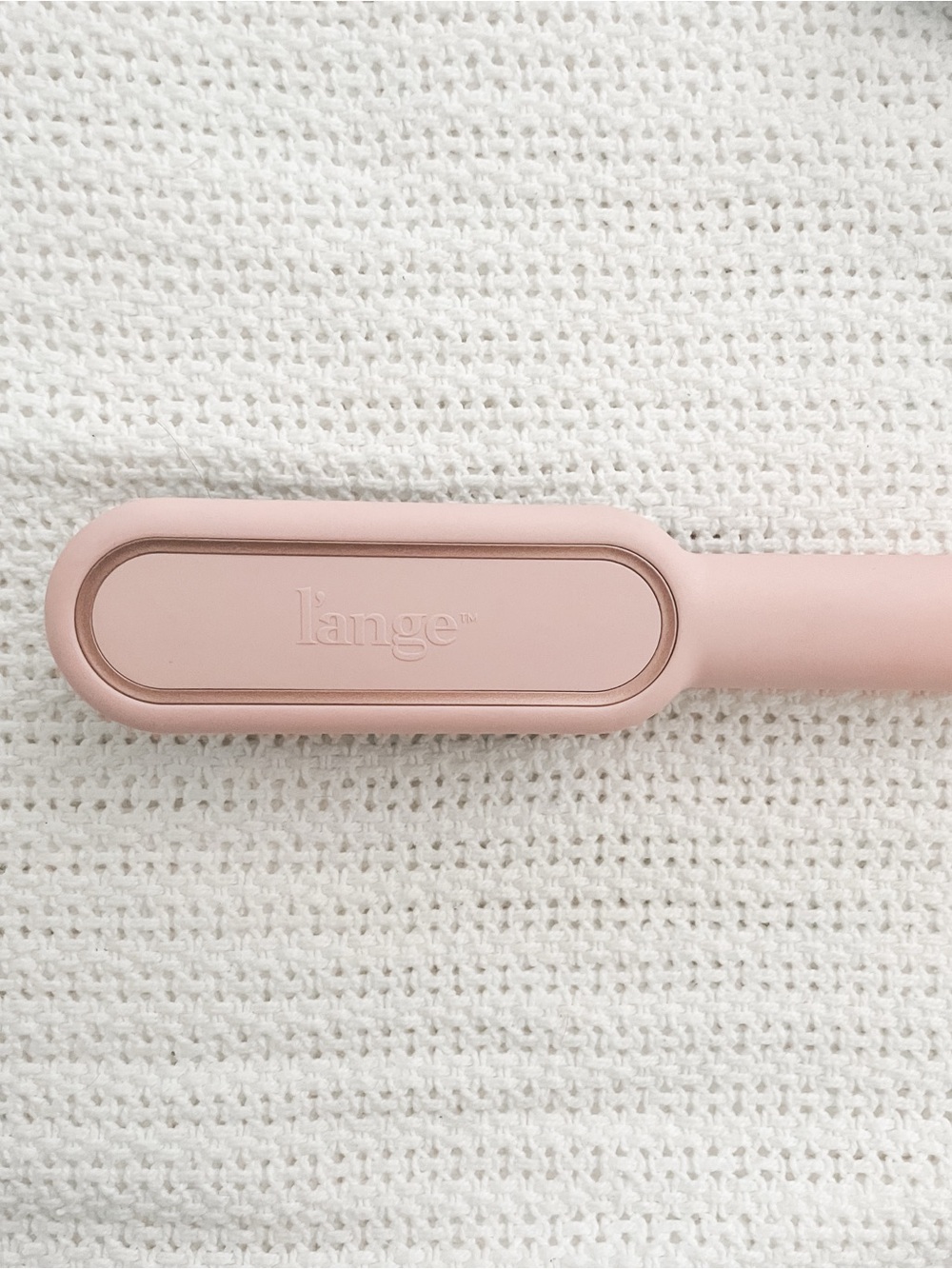 L’ange Digital Straightening Comb in Blush Pink